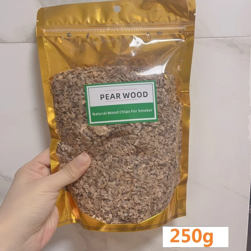 BBO+1 125 g-500 g BBQ-Holzspäne, Grillzubehör, Erle, Kirsche, Buche, Birnenchip, natürliche Holzstämme für Rauchpistole, Kaltrauchergenerator 4