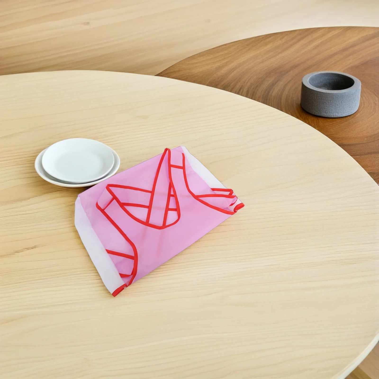 

2 pcs Clothes Drying Apron Large Capacity Mesh Net Bag Laundry Hanging Oxford Cloth Waterproof Storage Workshop Uniform