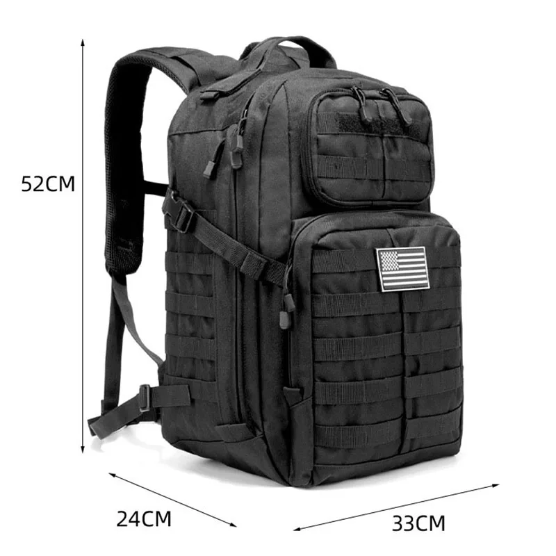 OULYLAN Men Army Backpack Molle Outdoor Tactical Assault Rucksack Travel Hiking Camping Hunting Climbing Bags