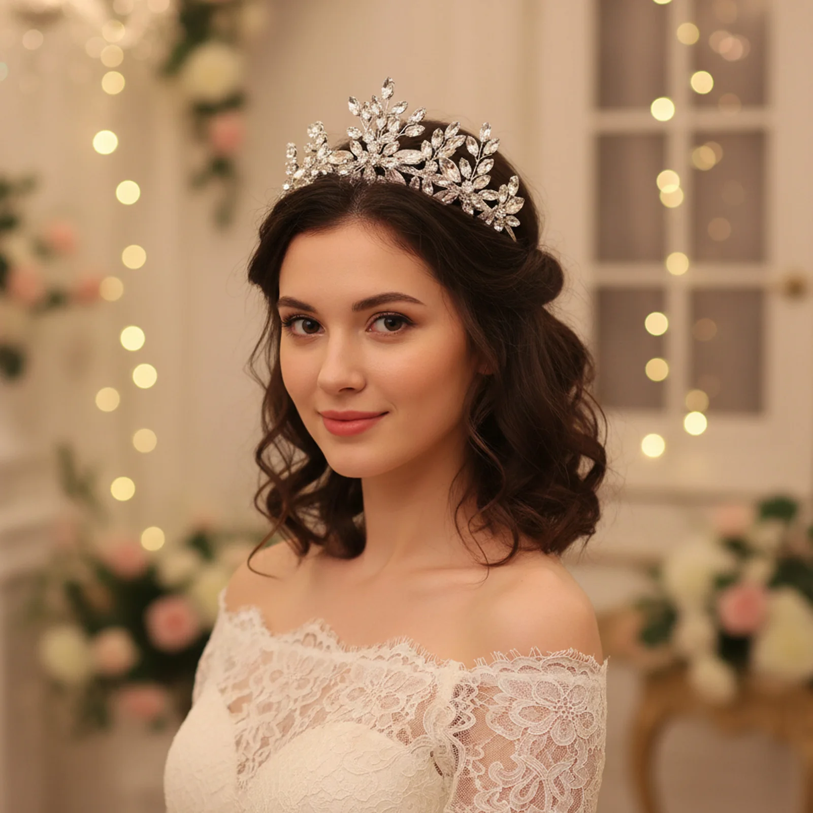 

Свадебная корона с кристаллами и стразами, диадема, корона королевы, тиара принцессы, свадебное украшение для волос, аксессуары для волос для вечеринок