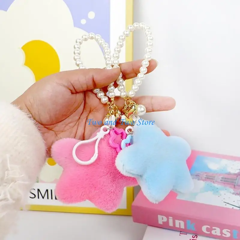 HX6F Star Shaped Pendant Keychain Detachable Phone Lanyard for Fashion Individuals