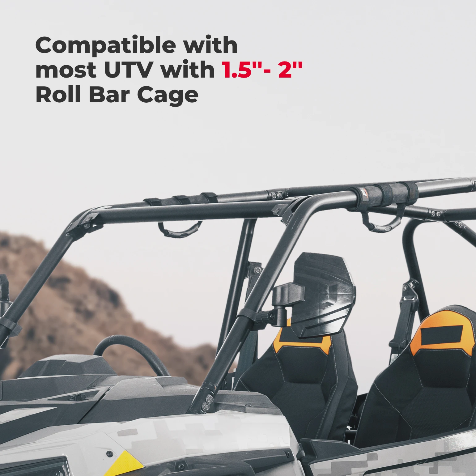 Gabbie per roll bar sportive UTV Supporto per maniglia per Can-am Commander Maverick x3 1000 compatibile con Polaris RZR Ranger per Jeep