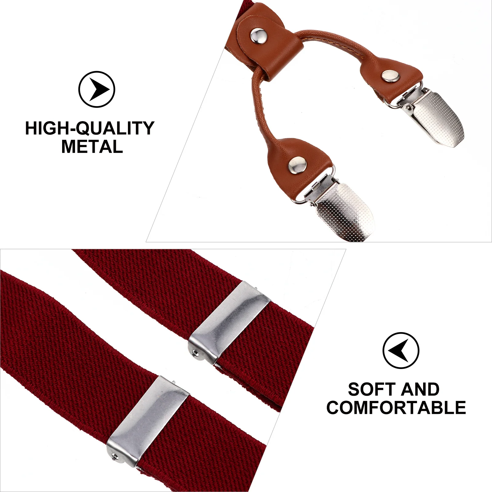 1 مجموعة أطفال الحمالات ربطة القوس فيونكة قابل للتعديل 4 مقاطع مريحة عالية الجودة المشابك المعدنية مهرجان حفلة الاستخدام اليومي هدية #4