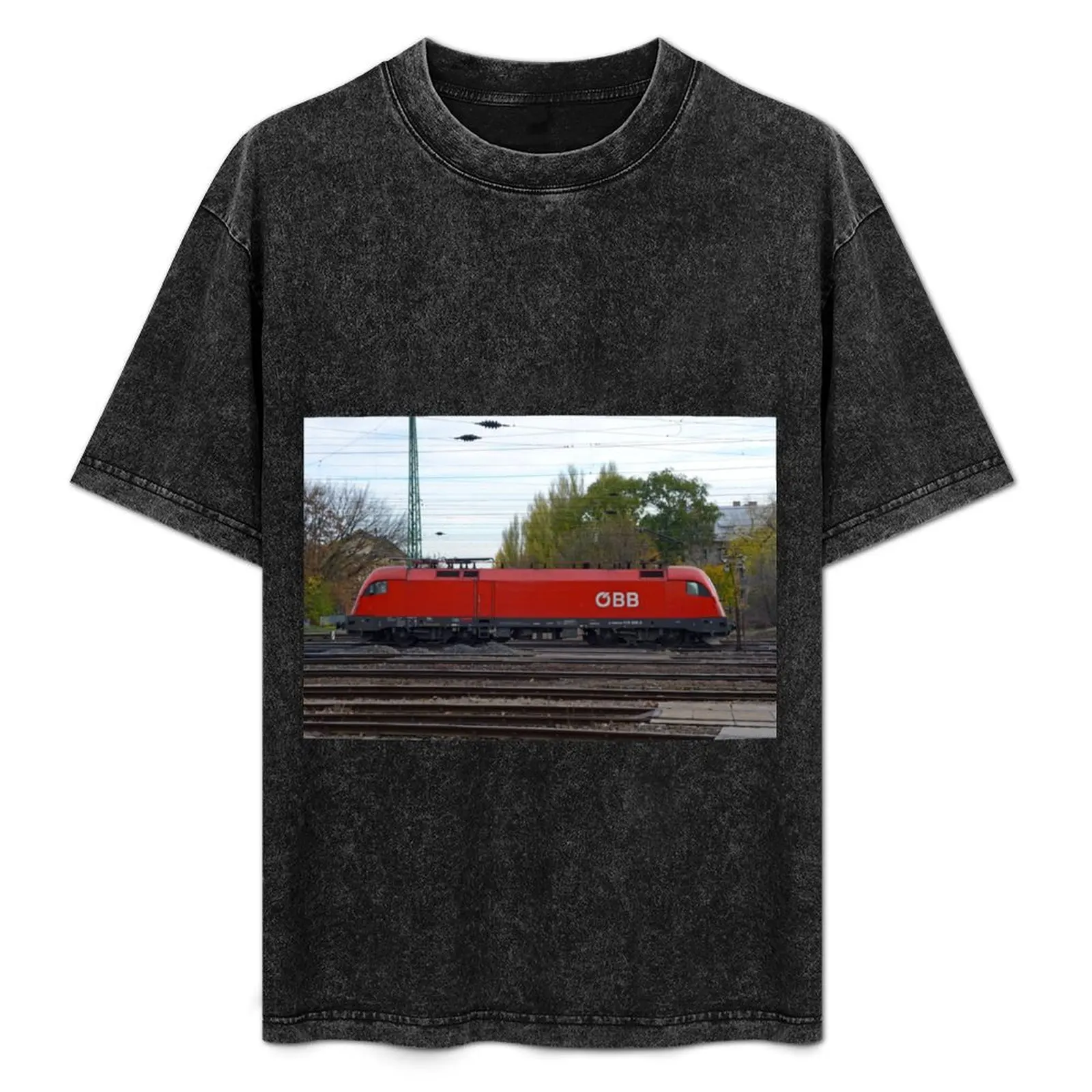 OBB Austrian Railways Electric Loco T-Shirt customs design your own summer tops oversized t shirt men