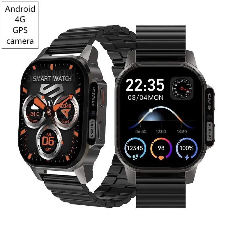 

4G Android Smartwatch DM62 With GPS Wifi Sim Card 2.13inch AMOLED Fashion Smart Watch