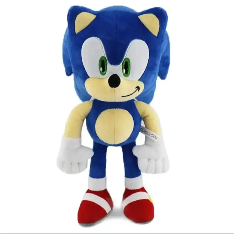 New Cross Dressing Sonic Plush Toys The Hedgehog Knuckle Movie Cute Stuffed Peluches soft Doll Animal Cartoon Kids Birthday Gift view 6