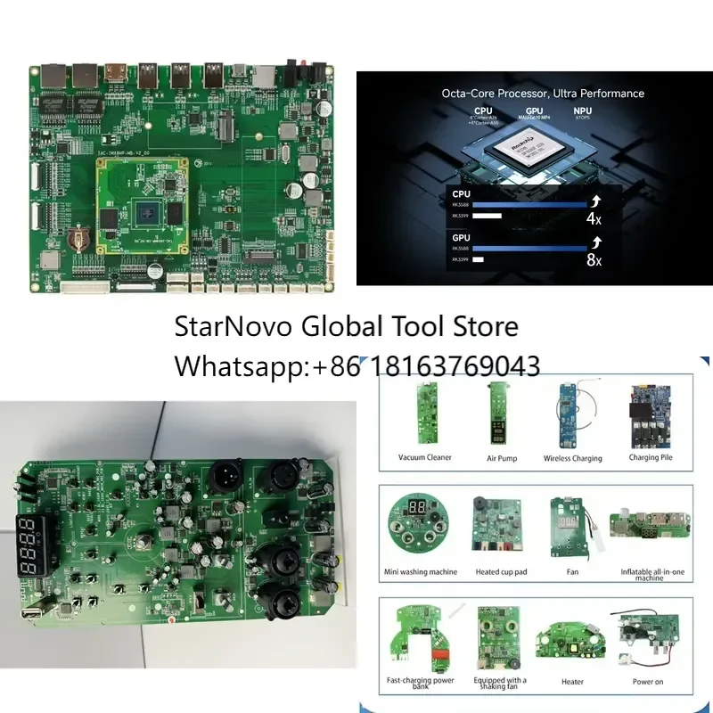 2026 Hot! OEM MultiLayer PCB PCBA Development Board Single Board Computer with Android/Linux OS 2GB LPDDR4 RAM