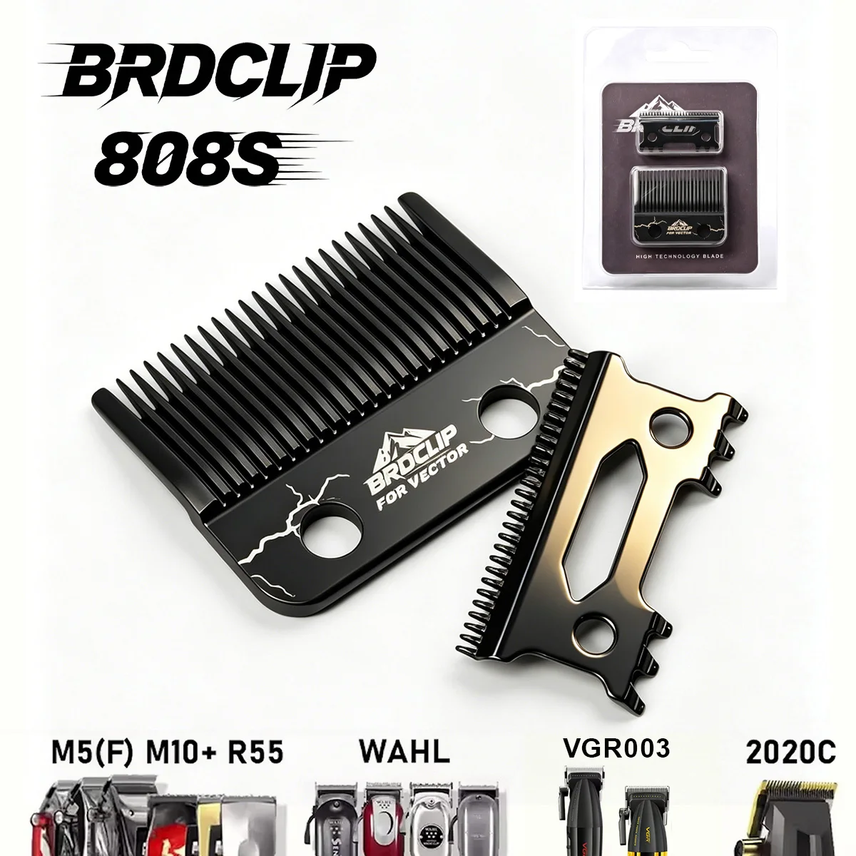 BRD-808S Professional Replacement Blade Powder Metallurgy Steel For BRD-2601 R77F R66 V003 V285 M5F M10+ Diamond-like Carbon