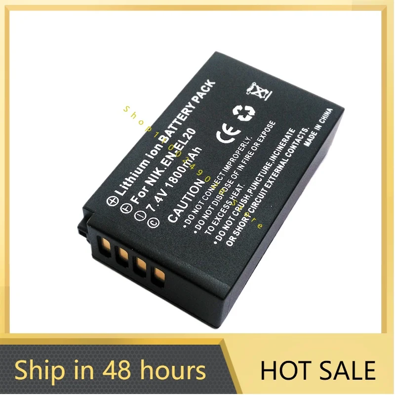 

Новые высококачественные аккумуляторы BMPCC для фотоаппарата Nikon J1 J2 J3 S1 COOLPIX A EN-EL20 Аккумулятор