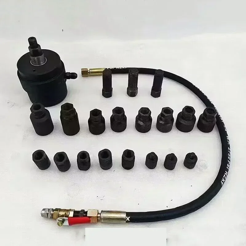 Excellent Sharing 1000NM Diesel Common Rail Injector Pneumatic Extractor Puller Removal Tool Set Super Pulling Force Short Shaft