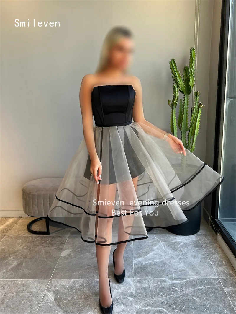 Smileven elegante uma linha vestido de baile simples sem alças vestidos de festa formal ocasião vestido personalizado 2026