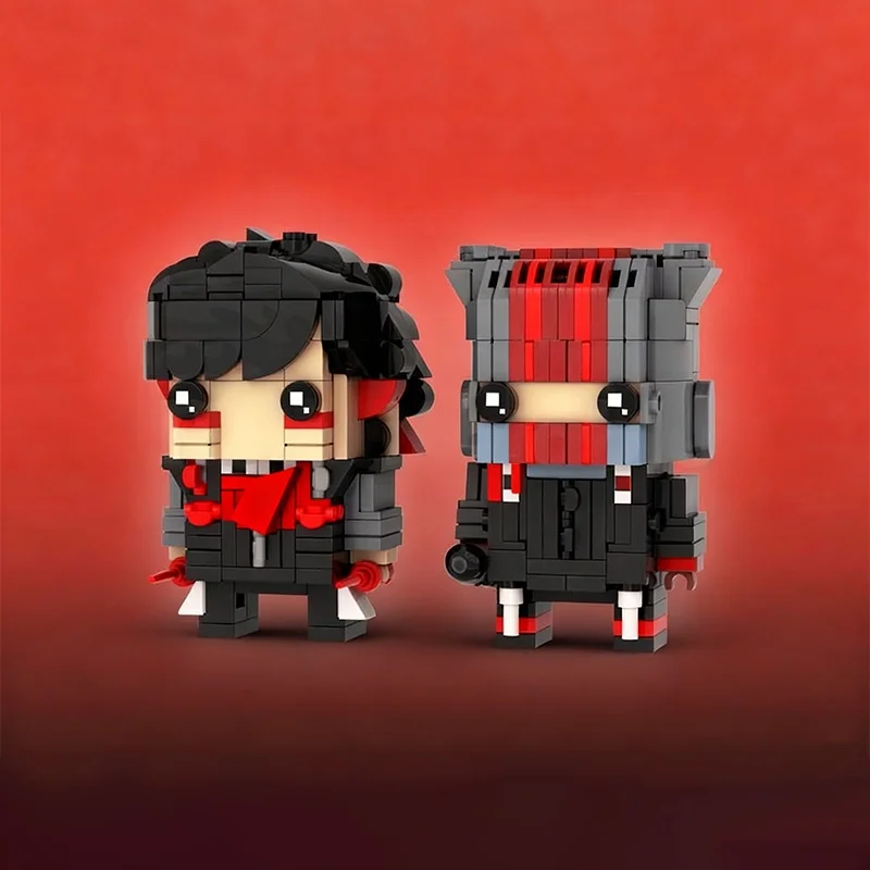 486 pz MOC Tyler Joseph Josh Dun Brickheadz Modello Building block Architettura Assemblare idea Regali Di Natale Giocattolo Educativo Mattoni