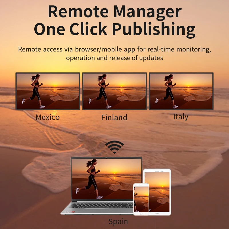 Schermo pubblicitario commerciale Lettori pubblicitari montati a parete da 55 pollici Monitor Wifi TV Segnaletica digitale Display pubblicitario LCD