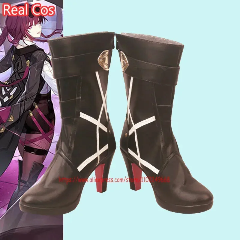 

RealCos Honkai Star Rail Kafka Cosplay Shoes Boots Halloween Cosplay Costume Accessory