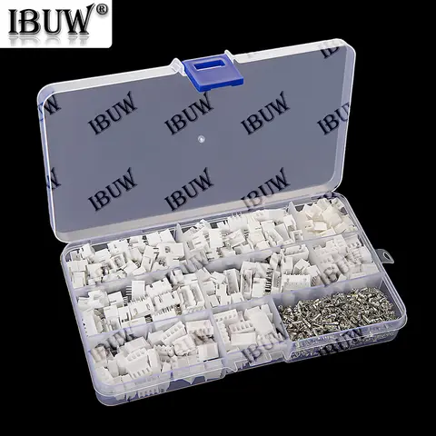 720PCS XH2.54 Pitch 2.54mm Terminals Male Female Plug Socket XH 2.54mm Connector kit Straight Pin 2P 3P 4P 5P 2.54mm 