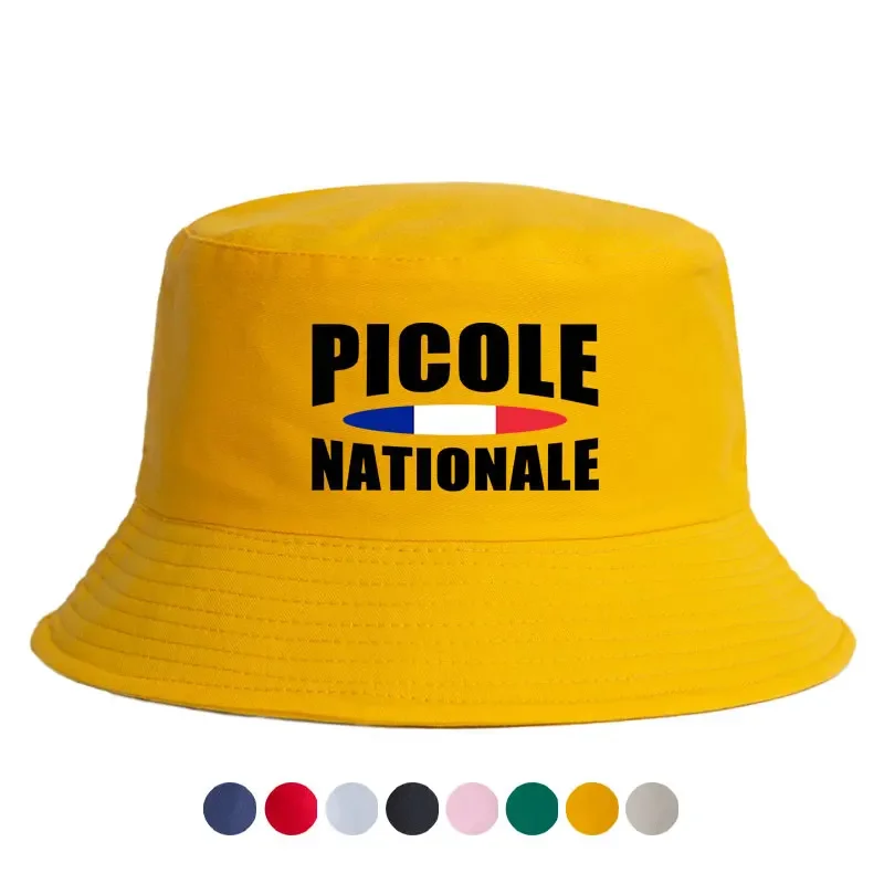 Fashion Spring Picole Nationale Bob Man Sports Casual Reversible Bucket Hat Adult Outdoor Sun Visor Fisherman Cap Boy Summer Cap