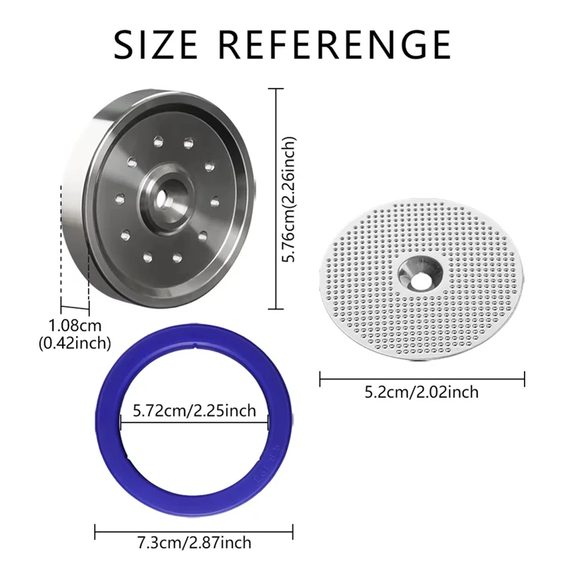 A25F-Inner Shower Screen Holder For Breville Sage Dual Boiler Oracle Touch 900 Series Stainless Steel Espresso Machine Parts view 6