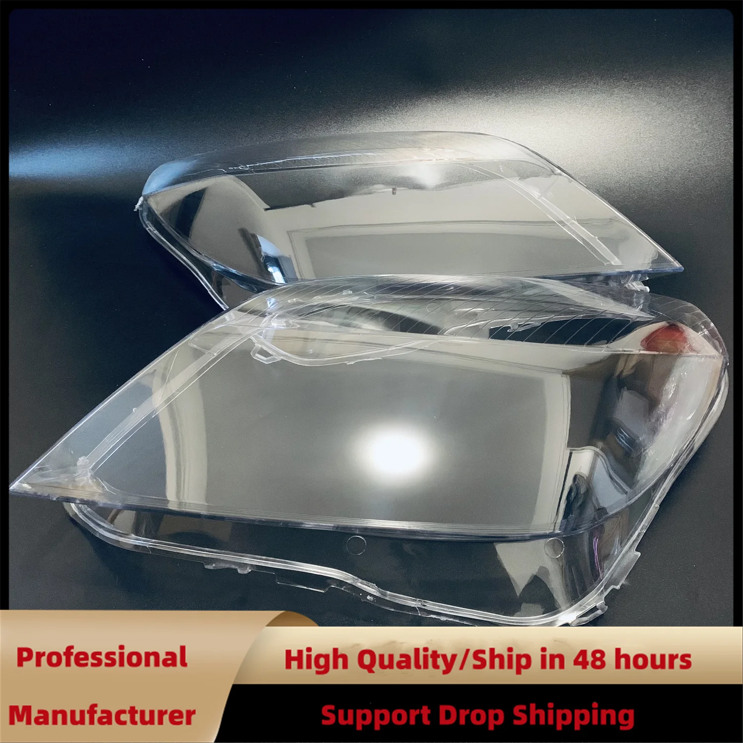 For OPEL ASTRA H 2004-2010 Left+Right Side Front Headlight Lens Cover Clear Headlamp Cover Shell Transparent Lampshade - view 2