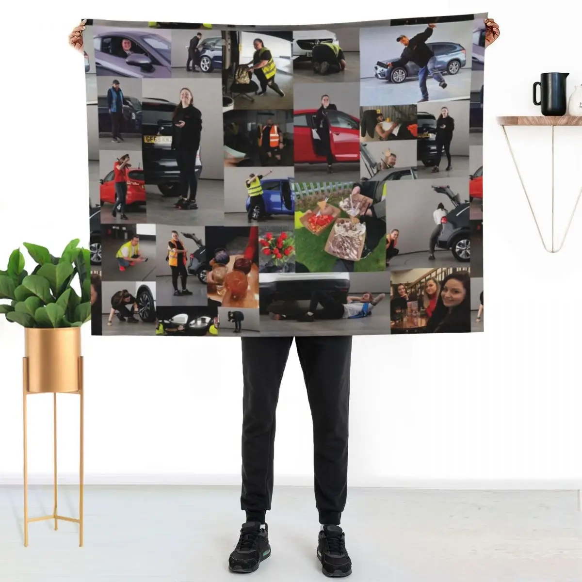 Cazoo people Throw Blanket Compact Warm Blanket for Car Road Trip