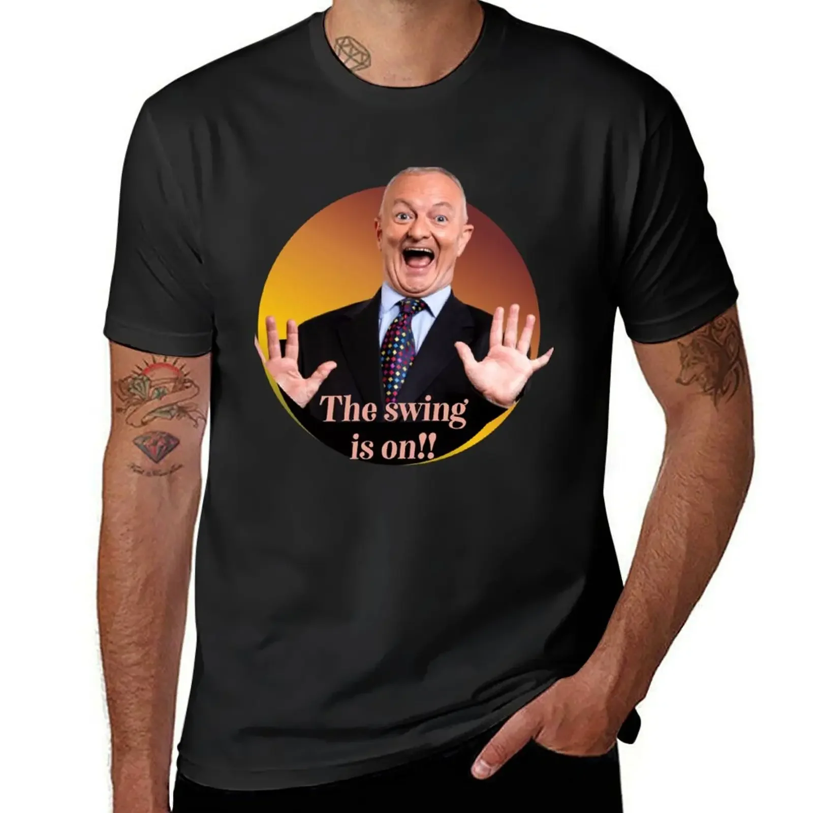 Antony green The Swing Is on - funny Antony green T-Shirt quick-drying graphic t shirts mens graphic t-shirts anime