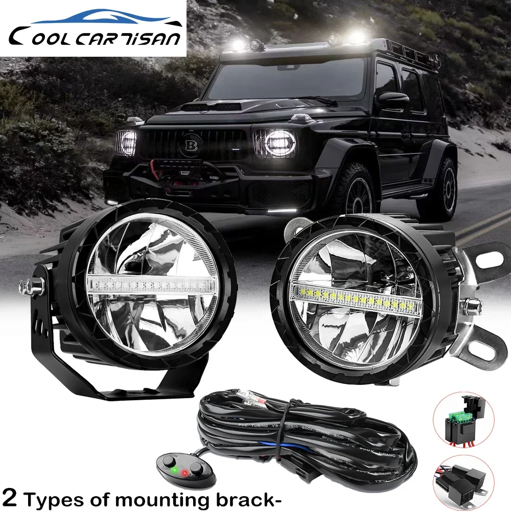 Daytime Driving LED Work Headlight BarVehicle Light 6000K Spot Combo  Barra LED Headlight for ATV Car Trucks Off Rpad 4x4