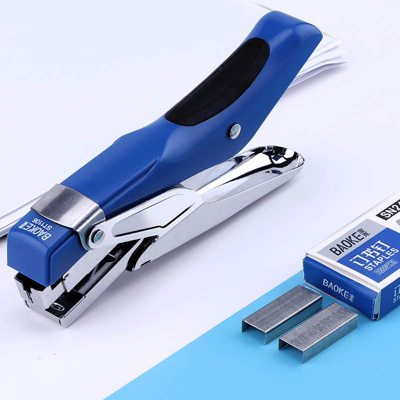  BAOKE ST1106 26/6 24/6 Hand Type Stapler With Staples 