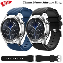 Correa de silicona para Samsung Watch 3/Gear S3 /Huawei Watch 4 3/GT3-2 Pro, pulsera deportiva Amazfit GTR/Stratos, 22mm y 20mm