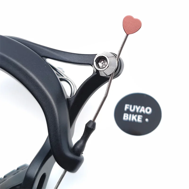 Applicable to brompton small cloth folding bicycle accessories love peach heart variable speed brake cable end end cap