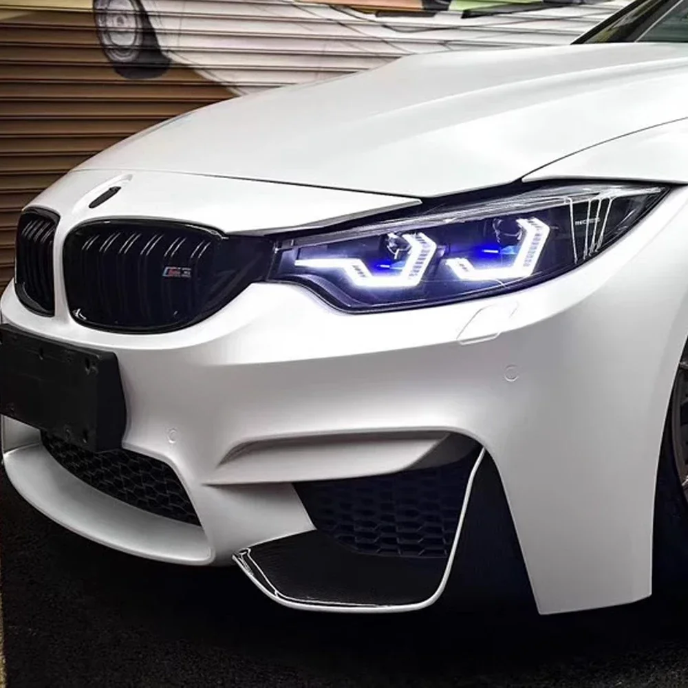 

Автомобильные светодиодные фары для BMW 3 серии 320i 328i F30 F35, аксессуары, модифицированный автомобильный стиль 4 серии, лазерная фара в сборе 2013-2019