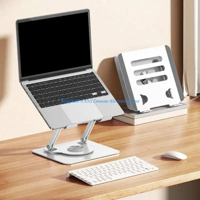 

Держатель для ноутбука и планшета с вращающейся на 360 градусов стальной рамой из сплава