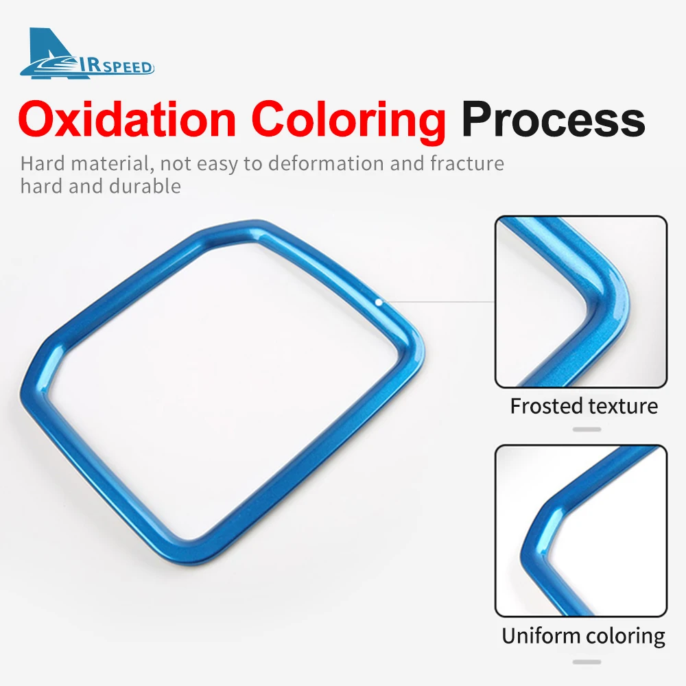 كروم ABS سيارة الخلفي تنفيس الهواء غطاء المخرج لبورش ماكان 2014-2022 2023 ملصق الداخلية الكسوة RHD LHD التصميم اكسسوارات #6