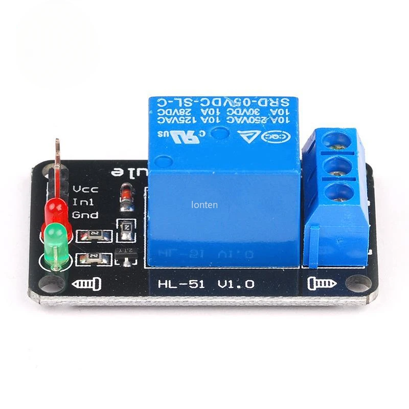 60 pcs/pack 1 Relay Module 5V One Relay Drive Module, Single Chip Control Board