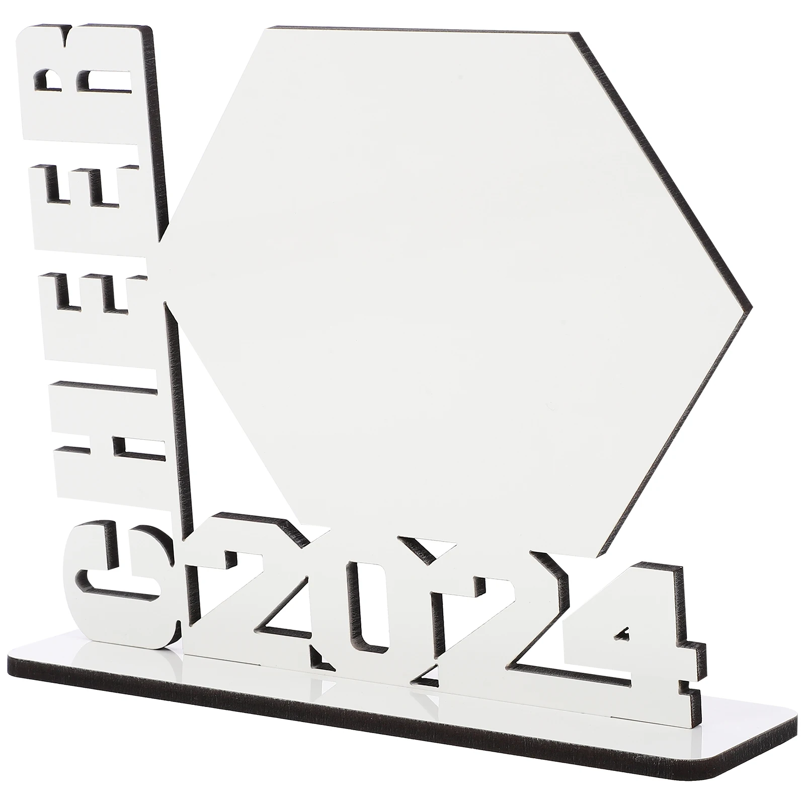 

Graduation Photo Frame Blank Table Sign Centerpiece Sublimation Plates Blanks Decor Party Supplies Density Board