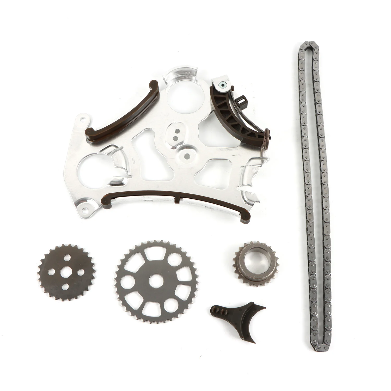 1Set Engine Oil Pump Guide Chain Gear For BMW 528 530 X3 X4 X5 N51 N52 N54 N55 3.0 2.5L 11417516128 11417519870 Car Parts