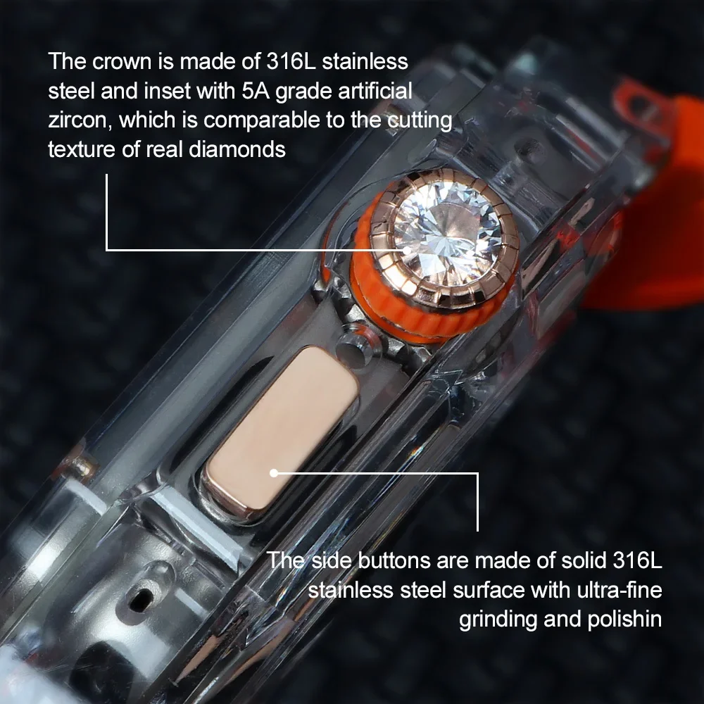 مجموعة تعديل فاخرة لساعة أبل الترا 2 49 مللي متر تجديد وزارة الدفاع IWatch 9 8 7 6 5 4 SE 45 مللي متر 44 مللي متر 41 مللي متر 40 مللي متر شريط مطاطي فاخر