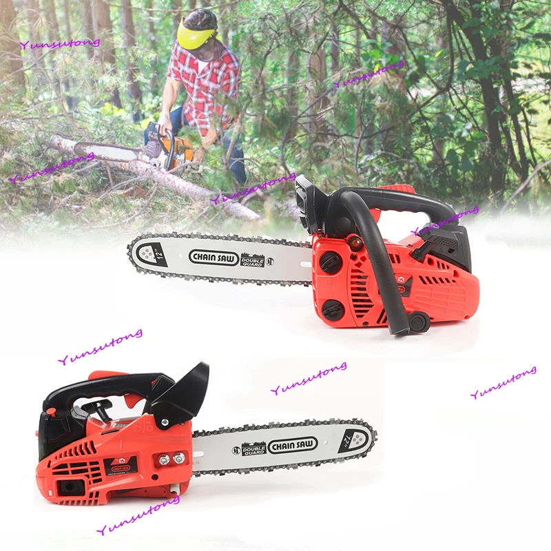 

Gasoline Saw 2-Sroke 25.2cc 960W 12 inche 2500 Multi-functional Bamboo Logging Machine High Power For Household Small Chain Saw