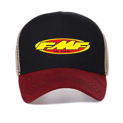 Cool Tops Fmf Racing Exhaust hat Fmf Racing Ama Motocross Baseball Cap Mens Outdoor Snapback hats Adjustable Mesh hat
