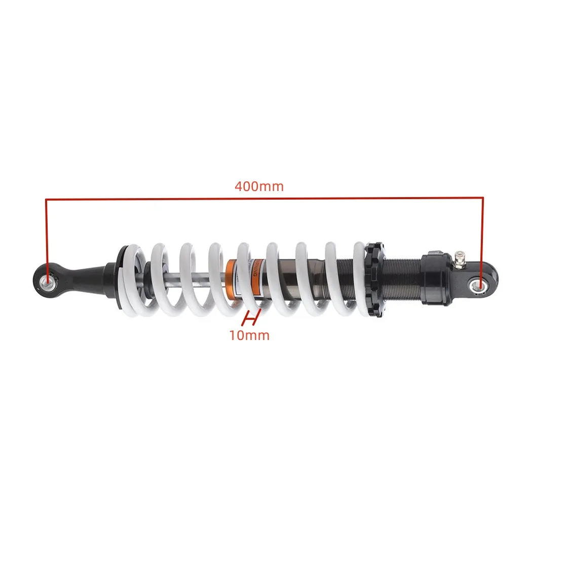 Independent 400mm Rebound Damping Rear Shock Absorber Air Bags Motorcycle Suspension Parts