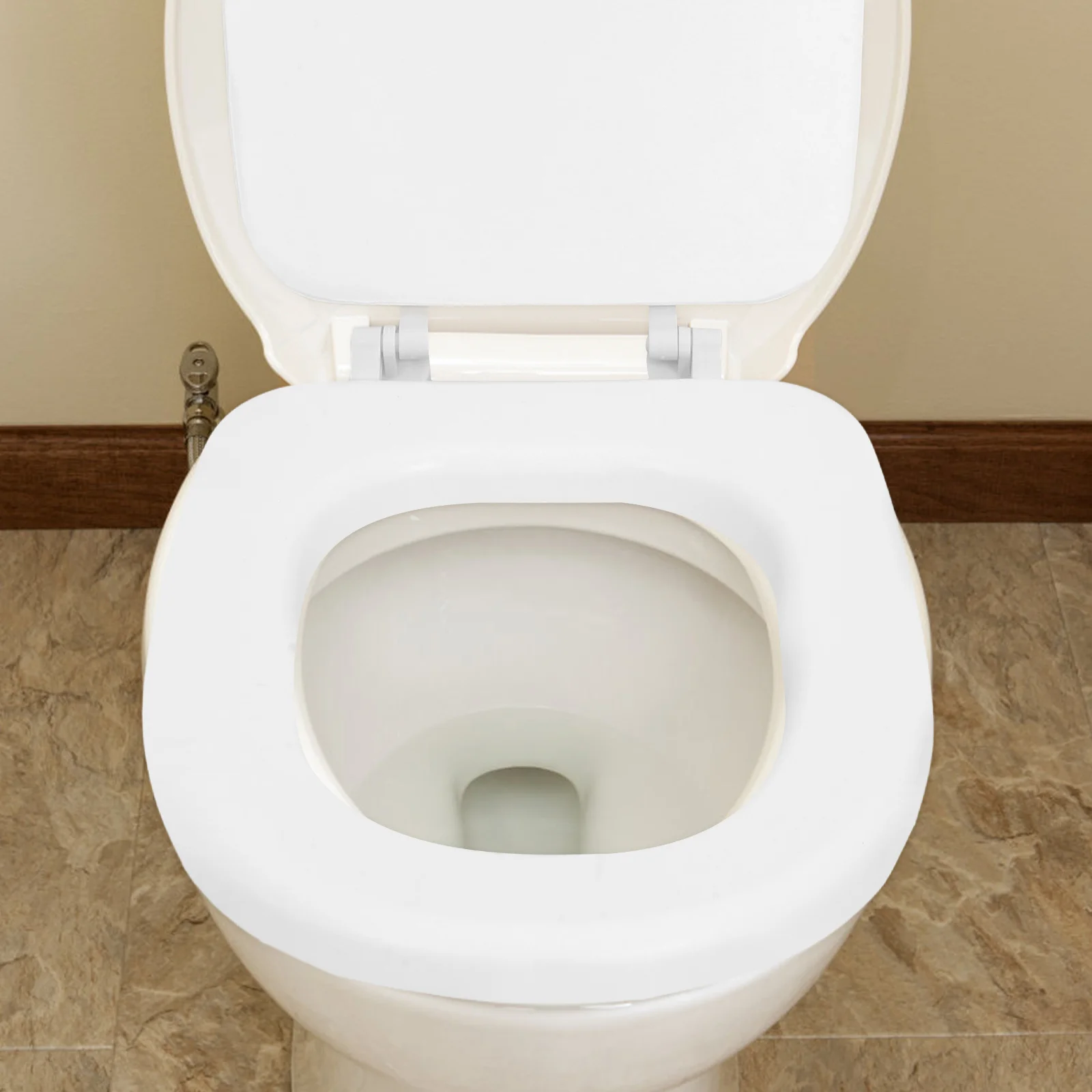 

Soft Padded Toilet Seat Cushion Heavy Duty Foam Thickened Comfortable Replacement for Standard Toilets Cushioned Elongated