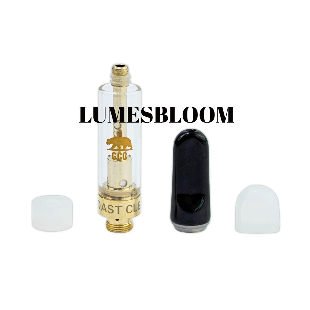 GCC Empty Cartridge Storage Tank Accessories Gift Display Packaging Set 1ml Disposeable Golden Color Case Tools Custom LOGO