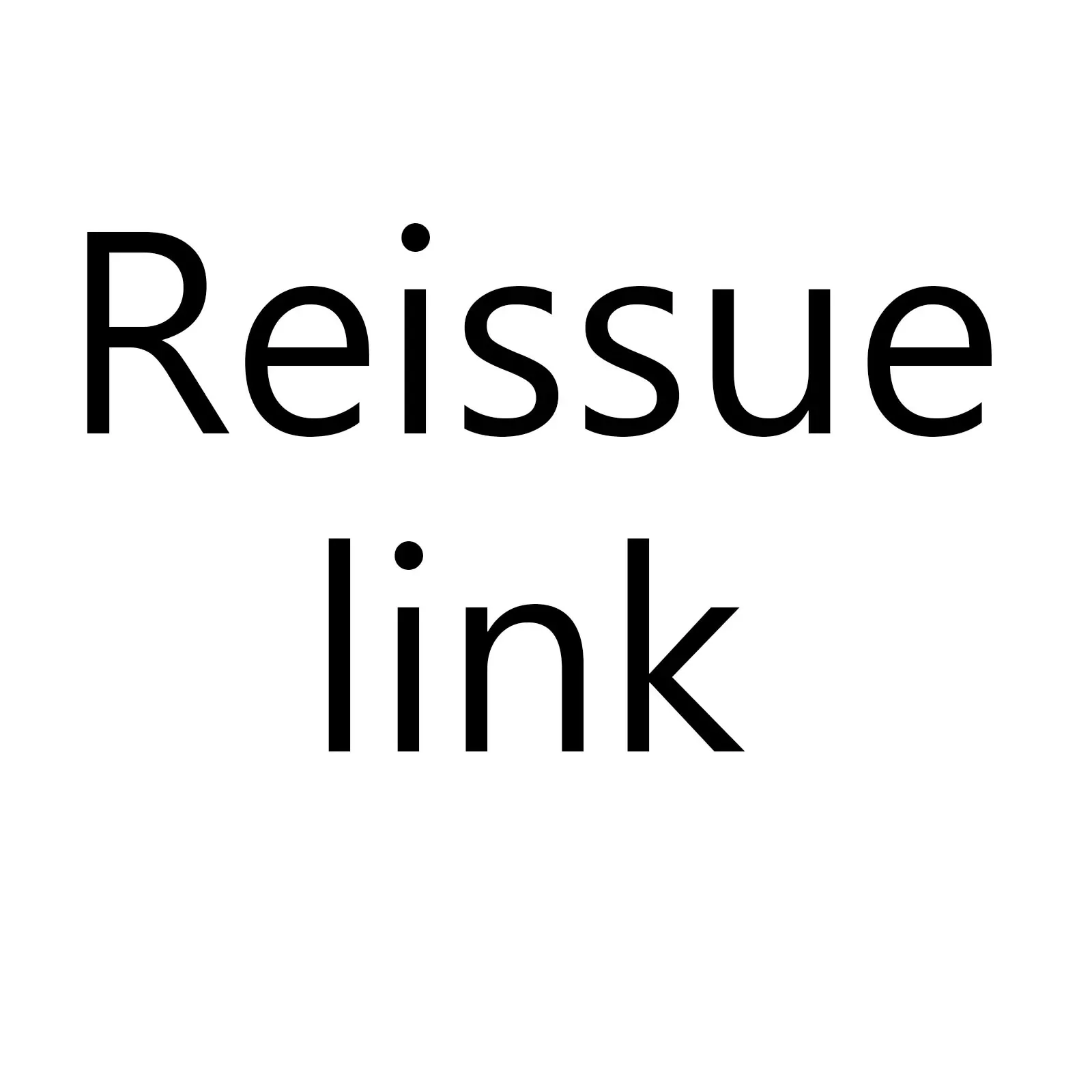 

Reissue link to shoot this