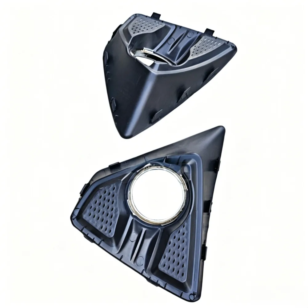 For Daily Driving Fog Light Cover Headlight Surround Pre Drilled Holes Sleek Black Finish For Ford Focus 2009-2012