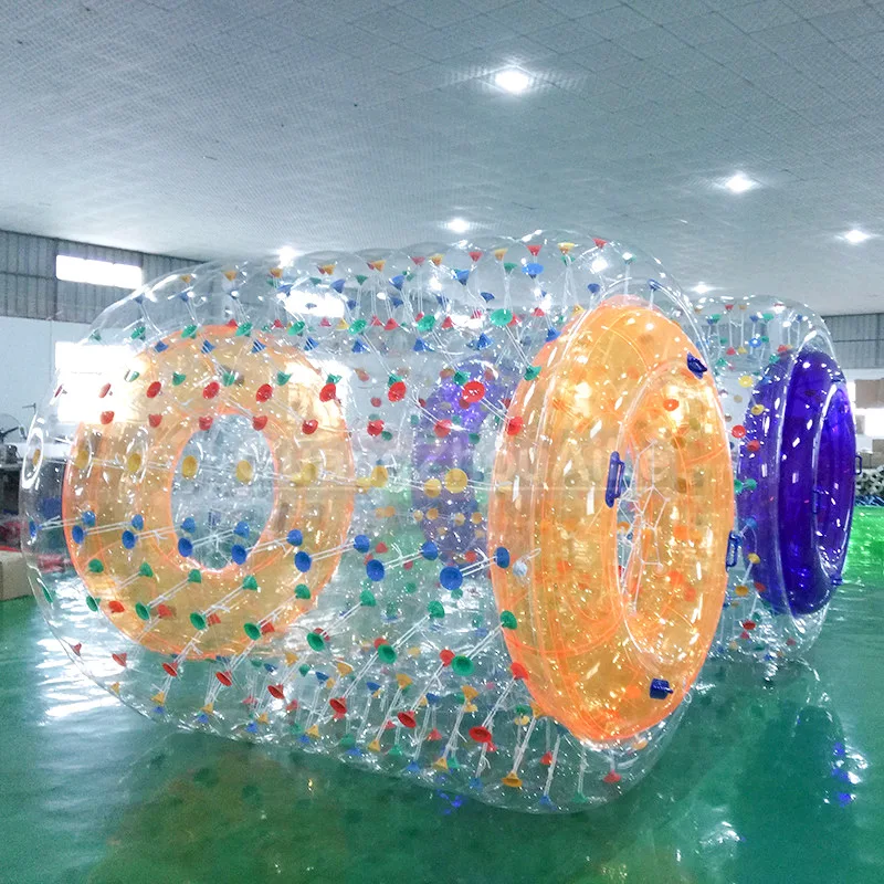 

PVC Inflatable Water Park Pool Roller, Kids Water Crawling Game Toy, Colorful Rolling Floatpromote sales