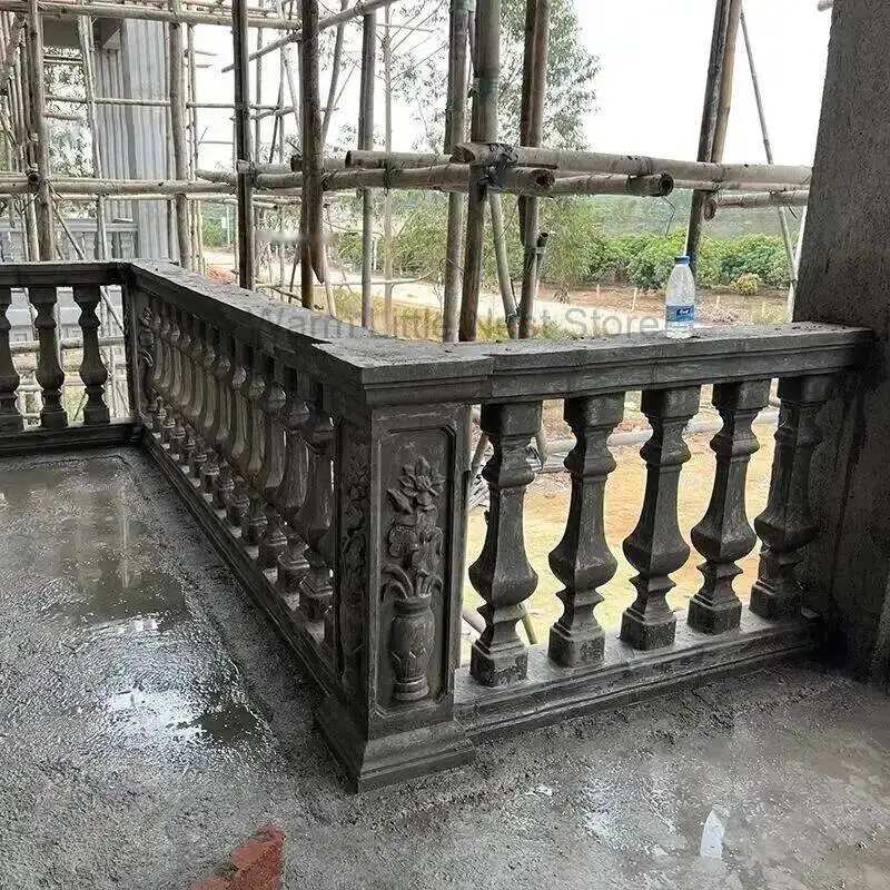 European-style Mold Roman Railing Column Villa Fence Cast-in-place Cement Building Formwork Column Balcony Guardrail Vase Column