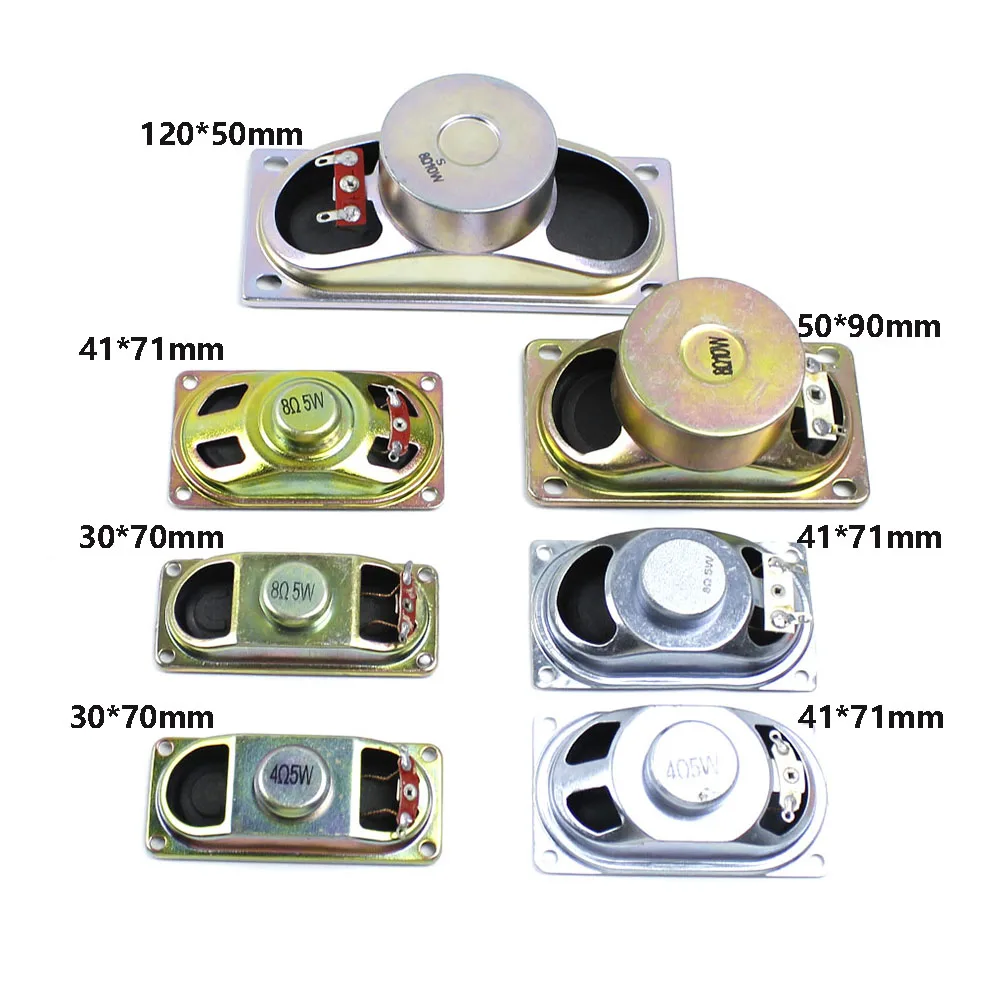 1piece 4R 8R 5W 10W speaker LCD TV speaker Horn 41x71/30x70/50x90/120x50MM speaker Diy Electronics