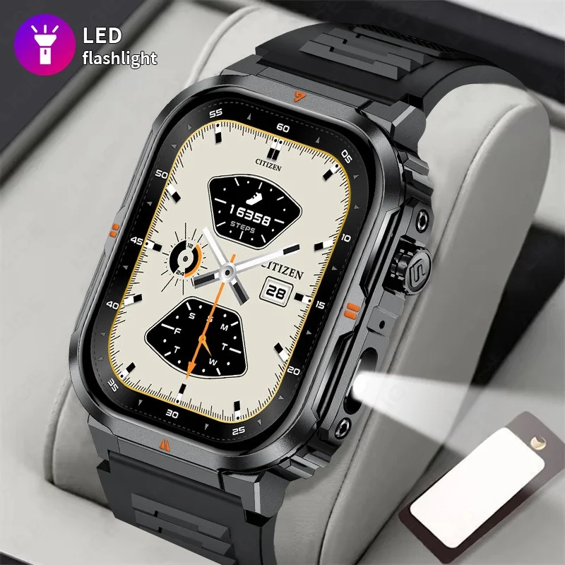 Smart watch 1.75 inch high definition large screen multi-function Bluetooth call encoder heart rate blood oxygen watch