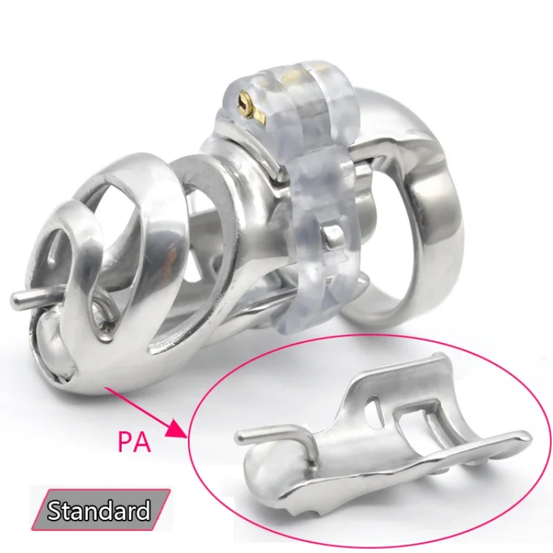 New The 316L Stainless Steel Standard Male Chastity Devices 4 Sizes Cock Ring Bondage Restraint Penis Ring Belt Adults Sex Toys