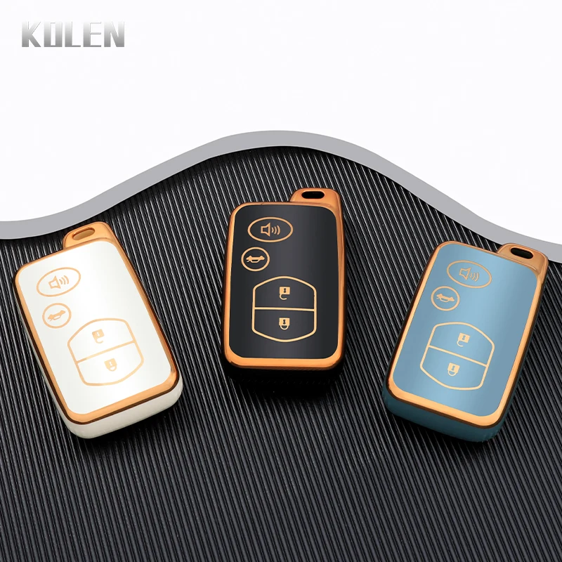 TPU Car Remote Key Case Cover Shell Fob For Toyota Prius Camry Corolla Land Cruise Prado Crown For Subaru Forest XV Accessories