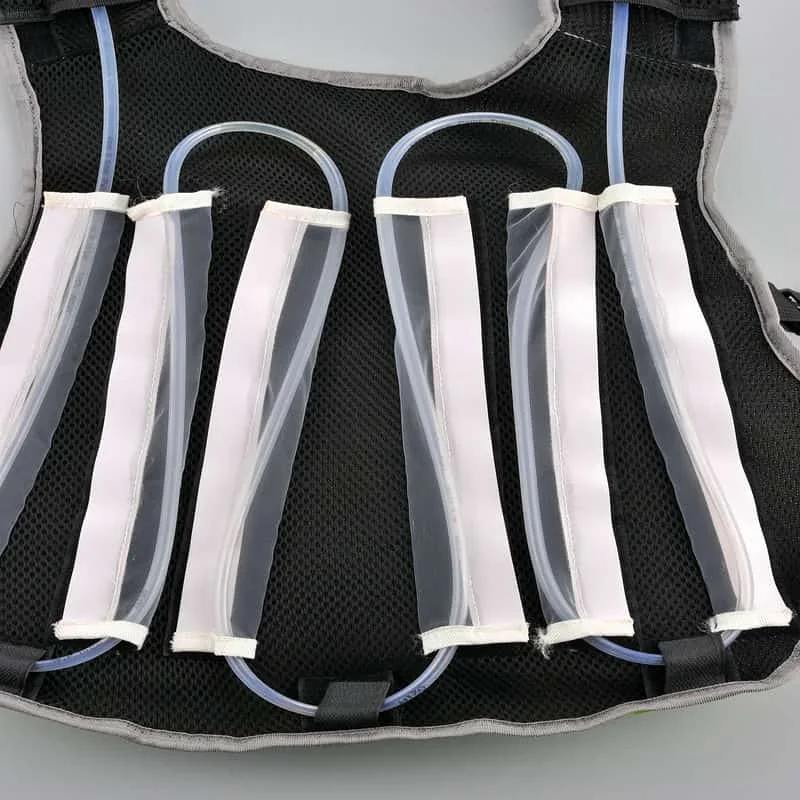 مكيف هواء محمول للعمال في الهواء الطلق ، درجة الحرارة الشخصية regulatii ، سترة تبريد الجسم ، حلول باردة شخصية ، DC 24V