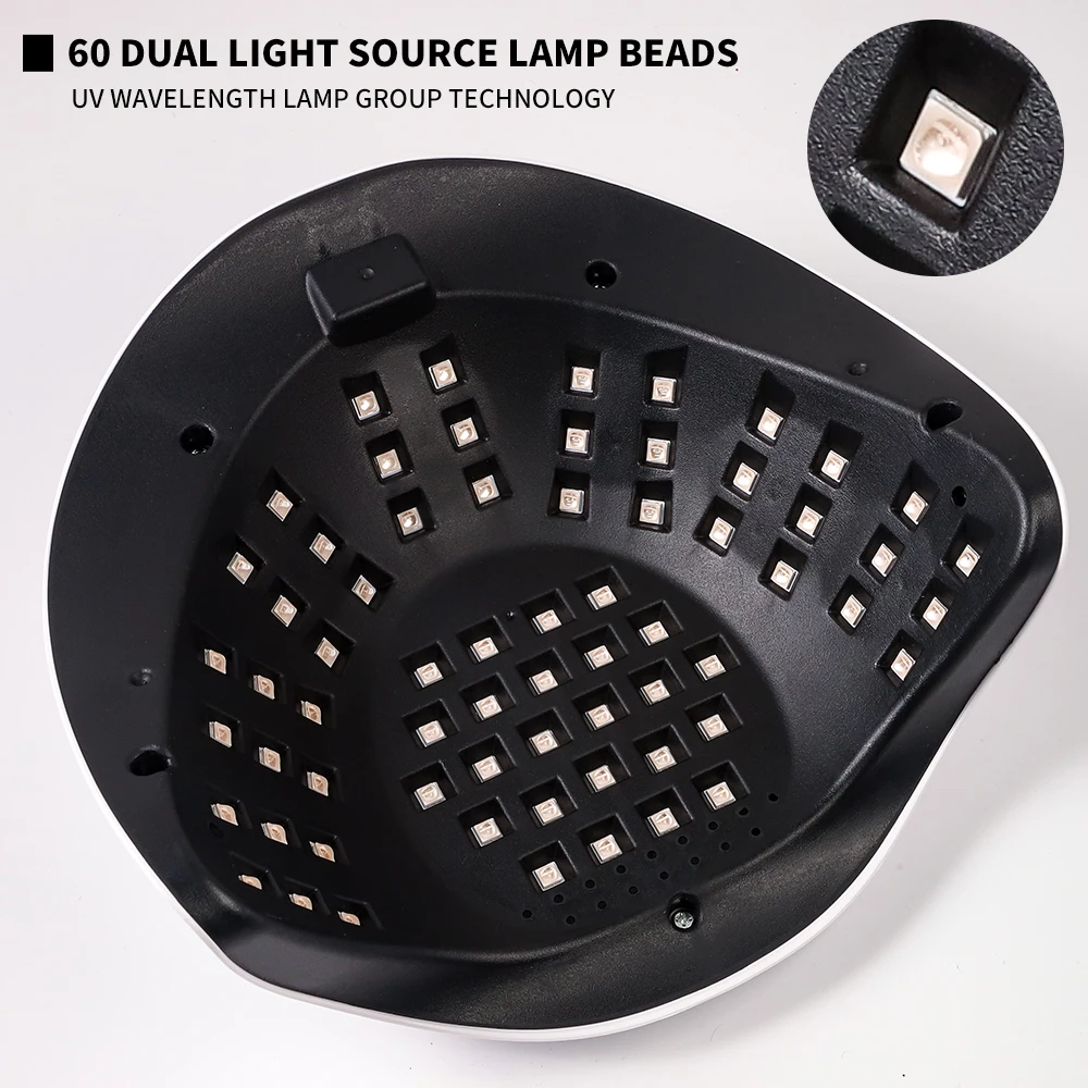 LIMEGIRL 66LEDS Nagellamp Met Smart LCD-scherm Smart Timer voor UV Gel Nagellak Snelle uitharding Droger Manicure Thuis Salon Gereedschap